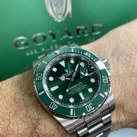 green Rolex Submariner price